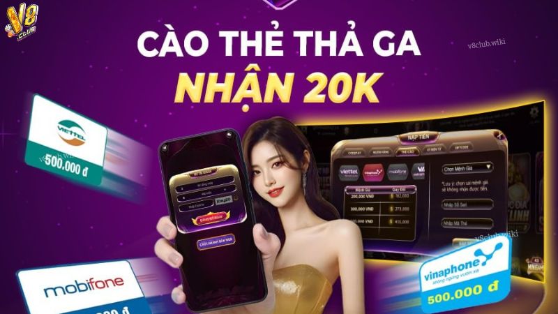 Các loại hình khuyến mãi V8club phổ biến cho người chơi 