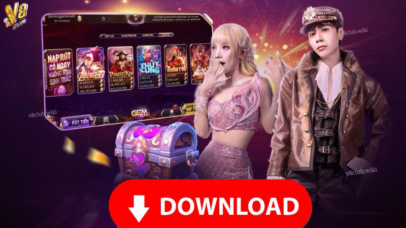 App V8club dành cho điện thoại IOS và Android